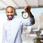 black businessman happy expression